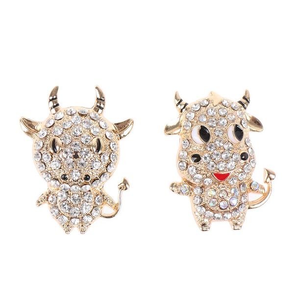 pins, brooches rhinestone enamel lovely cattle for women 3-color bull ox animal party casual brooch pins gifts, Gray
pins, brooches rhinestone enamel lovely cattle for women 3-color bull ox animal party casual brooch pins gifts, Gray