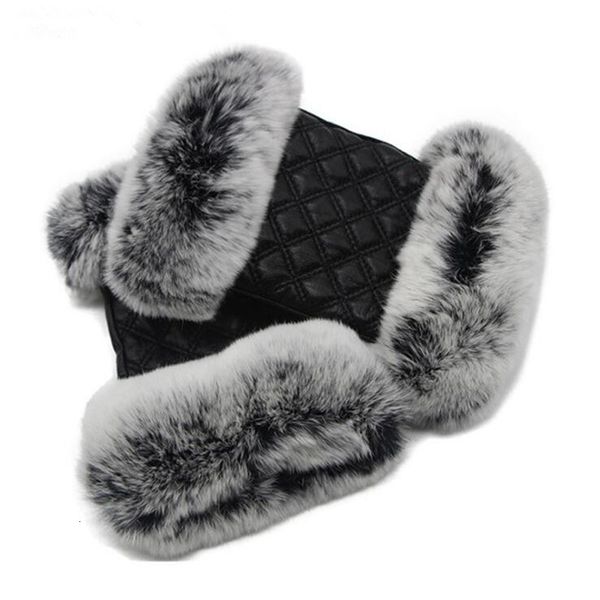 mittens women winter warmer wrist gloves genuine leather rex rabbit fur fingerless driving plaid sheepskin luva feminina el4z, Blue;gray
mittens women winter warmer wrist gloves genuine leather rex rabbit fur fingerless driving plaid sheepskin luva feminina el4z, Blue;gray