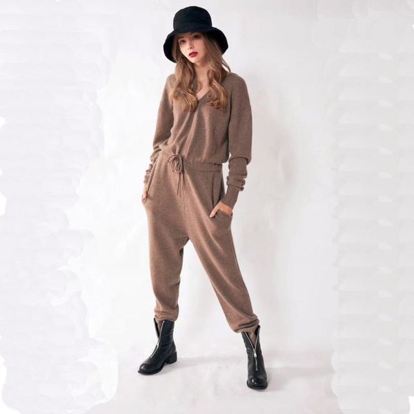 women's two piece pants adohon 2021 womens winter cashmere sweaters and auntmun women sets knitted jumpsuits warm female, White
women's two piece pants adohon 2021 womens winter cashmere sweaters and auntmun women sets knitted jumpsuits warm female, White