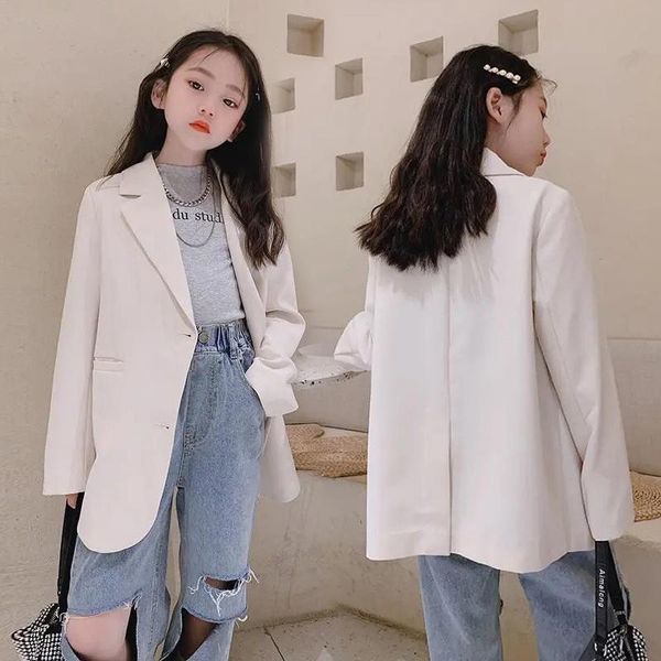 jackets suit jacket for girls autumn 2021 childrens clothing kids white coat long sleeve teens outerwear student casual 13 14 years, Blue;gray
jackets suit jacket for girls autumn 2021 childrens clothing kids white coat long sleeve teens outerwear student casual 13 14 years, Blue;gray