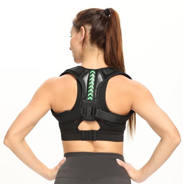 back support adjustable shoulder posture corrector belt clavicle spine reshape your body home office sport upper neck brace, Black;blue
back support adjustable shoulder posture corrector belt clavicle spine reshape your body home office sport upper neck brace, Black;blue