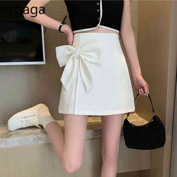 ezgaga summer new korean fashion bow high waist mini skirts women elegant solid temperament all-match ladies bodycon faldas 210430, Black
ezgaga summer new korean fashion bow high waist mini skirts women elegant solid temperament all-match ladies bodycon faldas 210430, Black