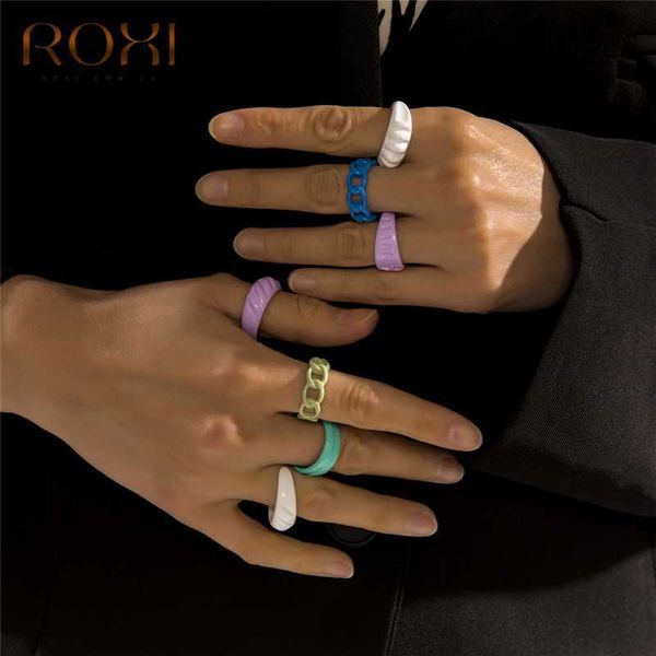 ring roxi cute colorful enamel twist geometric chain open rings for women girls candy color summer jewelry gift anillos finger, Golden;silver
ring roxi cute colorful enamel twist geometric chain open rings for women girls candy color summer jewelry gift anillos finger, Golden;silver