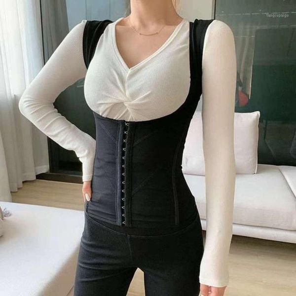 women's shapers shapewear women sell abdomen slimming waist corset vest button slim body shaper female, Black;white
women's shapers shapewear women sell abdomen slimming waist corset vest button slim body shaper female, Black;white