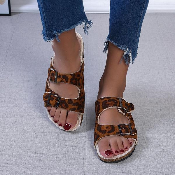 slippers women's hair fur slides summer women woman comfort leopard flats female platform buckle ladies casual beach sandals, Black
slippers women's hair fur slides summer women woman comfort leopard flats female platform buckle ladies casual beach sandals, Black
