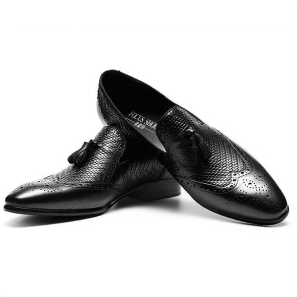 dress shoes mens tassel loafer genuine leather black slip on men designer wedding formal da02
dress shoes mens tassel loafer genuine leather black slip on men designer wedding formal da02