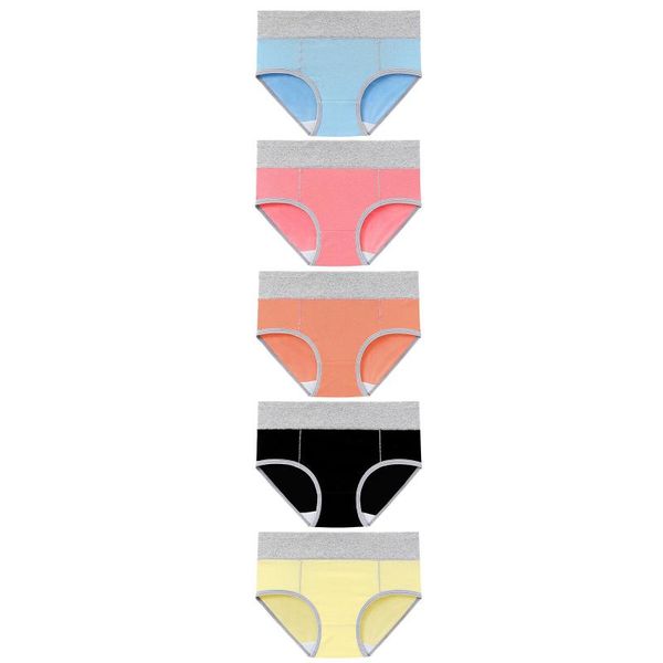 women's panties 5pcs/set women seamless underwear menstrual fashion women's large color contrast trigonum bustitching, Black;pink
women's panties 5pcs/set women seamless underwear menstrual fashion women's large color contrast trigonum bustitching, Black;pink