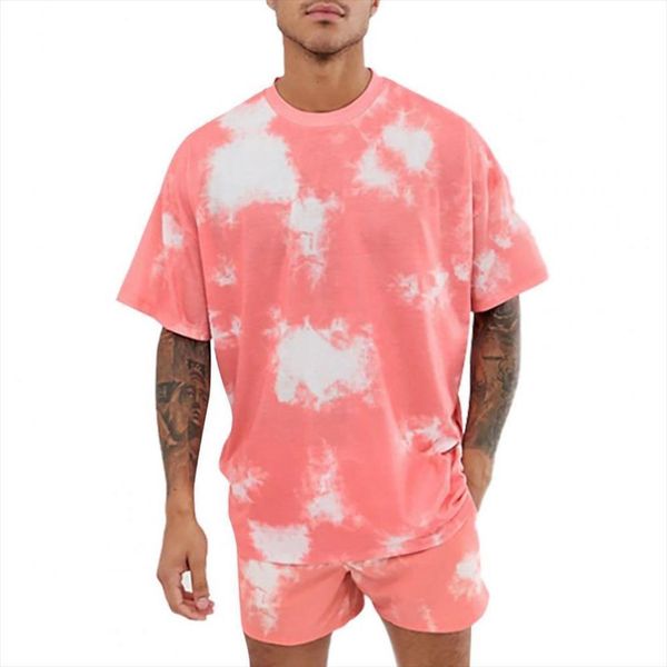 sports suit o neck men tracksuits short sleeve summer tie dye print male t shirt set for running clothing pink, Gray
sports suit o neck men tracksuits short sleeve summer tie dye print male t shirt set for running clothing pink, Gray