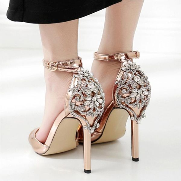 women summer 11cm high heels sandals lady valentine crystal gold pumps female fetish escarpins strap gladiator shoes, Black
women summer 11cm high heels sandals lady valentine crystal gold pumps female fetish escarpins strap gladiator shoes, Black