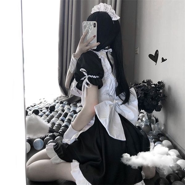 amine maid cosplay clothes black kawaii lolita french dress girls woman waitress party stage costumes japanese cafe outfit, Black;white
amine maid cosplay clothes black kawaii lolita french dress girls woman waitress party stage costumes japanese cafe outfit, Black;white
