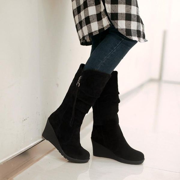 boots autumn winter women round head retro belt buckle middle tube ladies shoes cool metal decor motorcycle females, Black
boots autumn winter women round head retro belt buckle middle tube ladies shoes cool metal decor motorcycle females, Black