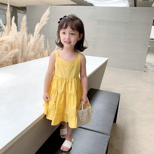 girl's dresses summer little girls sleeveless princess dress korean fashion children costume vestidos girl ruffle outfit party birthday, Red;yellow
girl's dresses summer little girls sleeveless princess dress korean fashion children costume vestidos girl ruffle outfit party birthday, Red;yellow