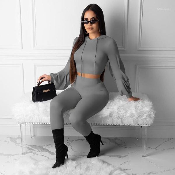 long sleeve sports crop +leggings plus size outfit solid suit two piece outfits sets women autumn women's tracksuits, Gray
long sleeve sports crop +leggings plus size outfit solid suit two piece outfits sets women autumn women's tracksuits, Gray