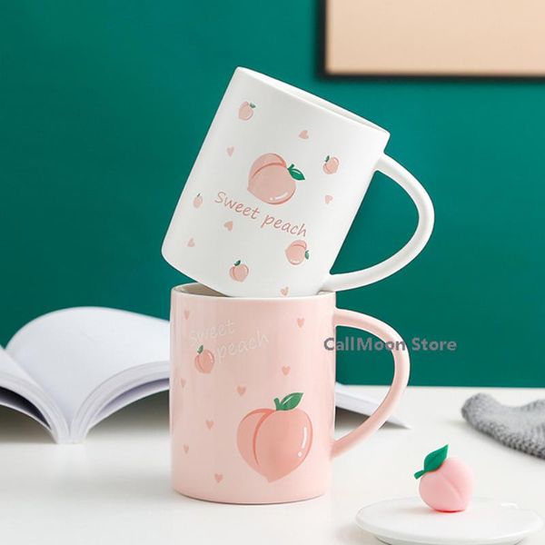 mugs ins ceramic cup student 301-400ml cute pink kawaii peach mug korean style cartoon with lid and spoon milk water coffee
mugs ins ceramic cup student 301-400ml cute pink kawaii peach mug korean style cartoon with lid and spoon milk water coffee