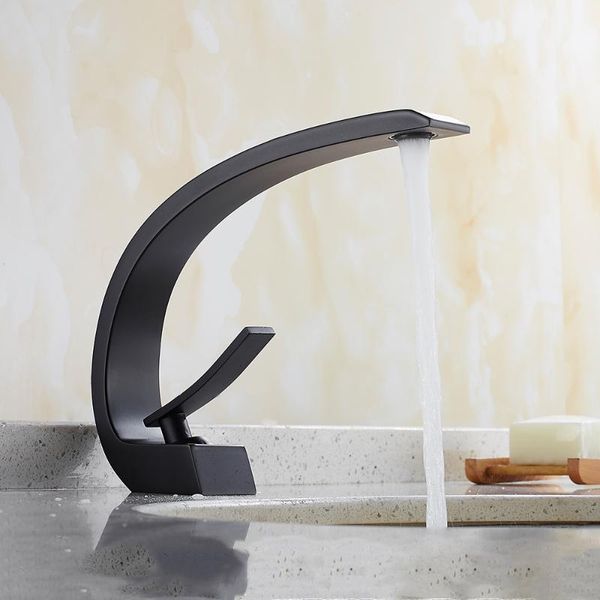 bathroom sink faucets curved flat mouth basin and cold faucet modern black single handle waterfall
bathroom sink faucets curved flat mouth basin and cold faucet modern black single handle waterfall