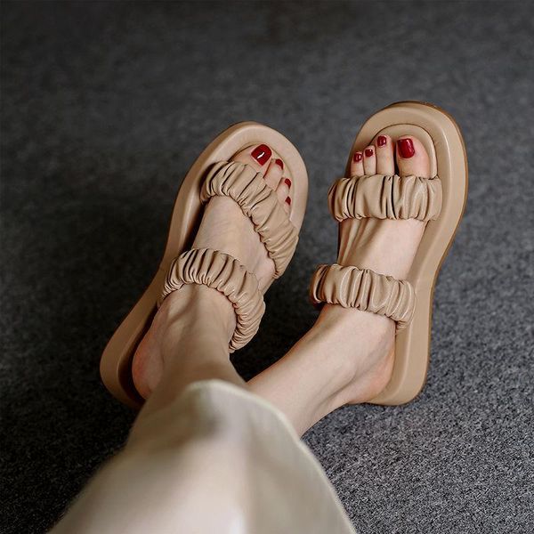 slippers women's shoes 2021 summer style platform thick-soled increase high-explosive wild roman trend, Black
slippers women's shoes 2021 summer style platform thick-soled increase high-explosive wild roman trend, Black