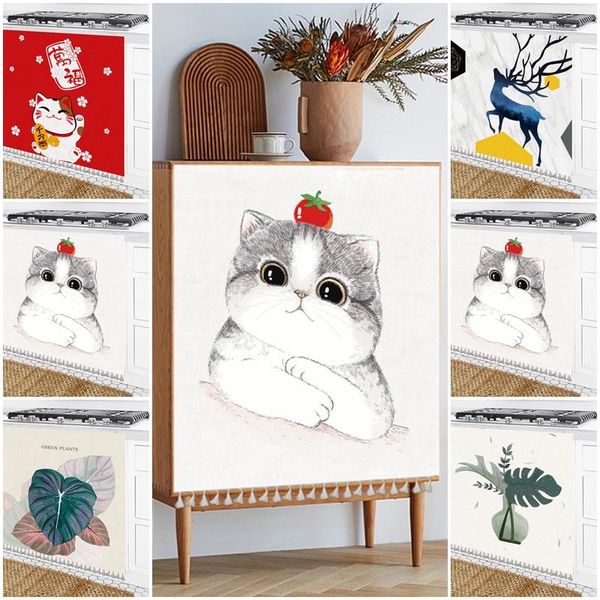 curtain & drapes nordic cabinet cartoon short curtains cat pattern half dustproof wardrobe cover kitchen partition home decor
curtain & drapes nordic cabinet cartoon short curtains cat pattern half dustproof wardrobe cover kitchen partition home decor