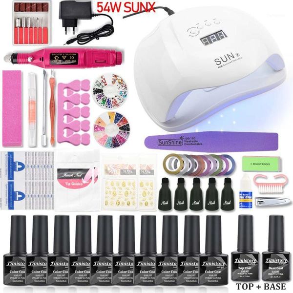nail set gel kit 36w 54w uv lamp dryer manicure 10pcs polish soak off for salons1
nail set gel kit 36w 54w uv lamp dryer manicure 10pcs polish soak off for salons1