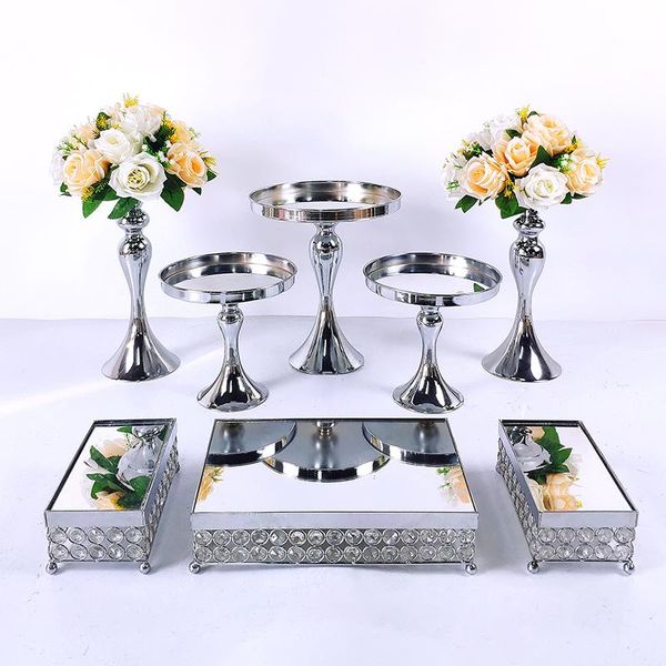 other bakeware 4-11pcs silver metal cake stand round wedding birthday party dessert cupcake pedestal display plate home decor
other bakeware 4-11pcs silver metal cake stand round wedding birthday party dessert cupcake pedestal display plate home decor