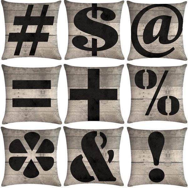 symbol sofa decorative cotton linen cushion cover pillow pillowcase 45*45 throw home decor pillowcover 40619 cushion/decorative
symbol sofa decorative cotton linen cushion cover pillow pillowcase 45*45 throw home decor pillowcover 40619 cushion/decorative