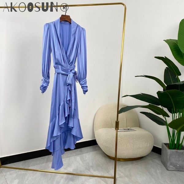 casual dresses 2021 summer women fashion solid a-line long sleeve waist self-tie midi silk, Black;gray
casual dresses 2021 summer women fashion solid a-line long sleeve waist self-tie midi silk, Black;gray