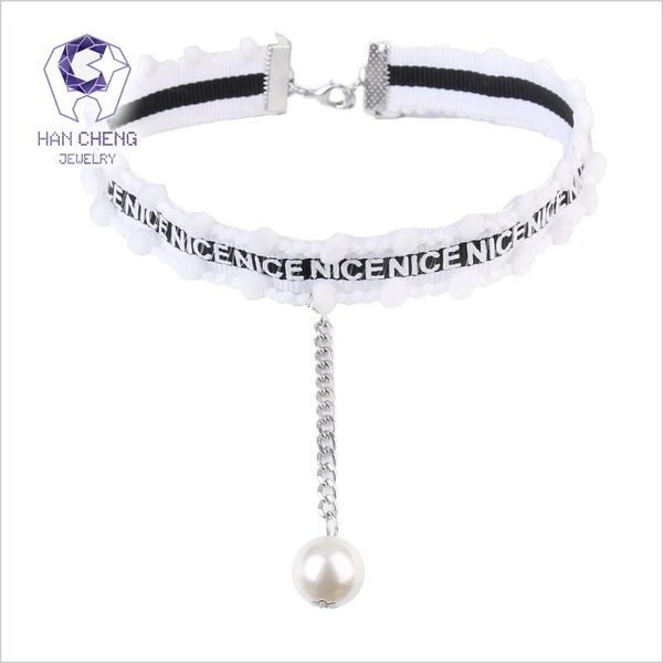 chokers hancheng fashion nice letter hairball knit belt link pearl pendant choker necklace women necklaces collar jewelry bijoux, Golden;silver
chokers hancheng fashion nice letter hairball knit belt link pearl pendant choker necklace women necklaces collar jewelry bijoux, Golden;silver
