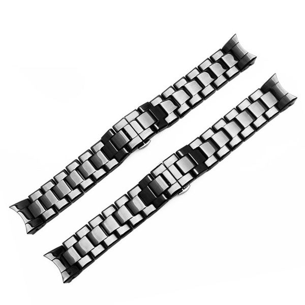watch bands pearl ceramic strap black glossy bracelet with butterfly buckle fit ar1400 1410 chain, Black;brown
watch bands pearl ceramic strap black glossy bracelet with butterfly buckle fit ar1400 1410 chain, Black;brown