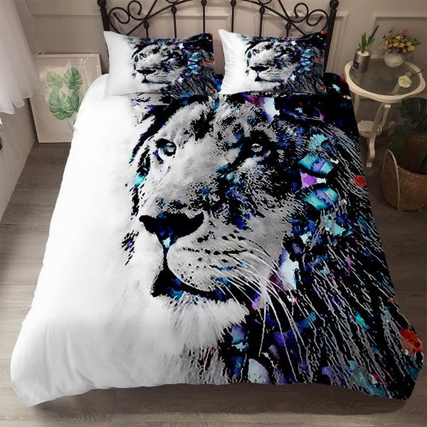 bedding sets 3d lion set animal duvet cover comforter 3pcs king size single full double bed linen flat sheet home
bedding sets 3d lion set animal duvet cover comforter 3pcs king size single full double bed linen flat sheet home