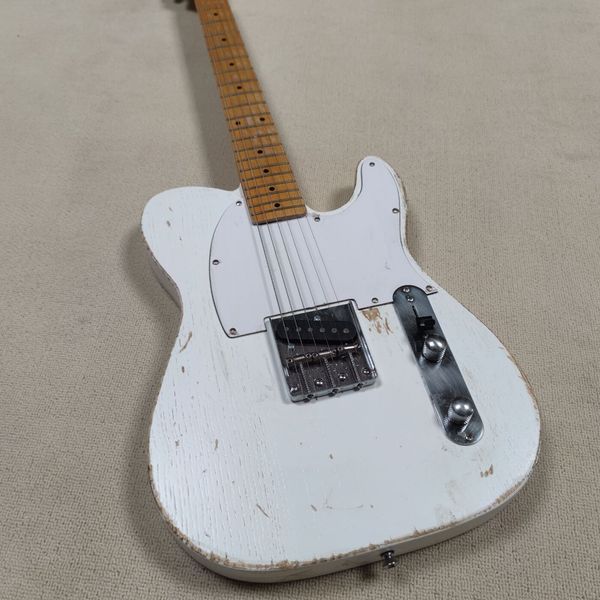electric guitar handmade, with white primer, maple neck, retro piano neck, 2021new 6-string
electric guitar handmade, with white primer, maple neck, retro piano neck, 2021new 6-string