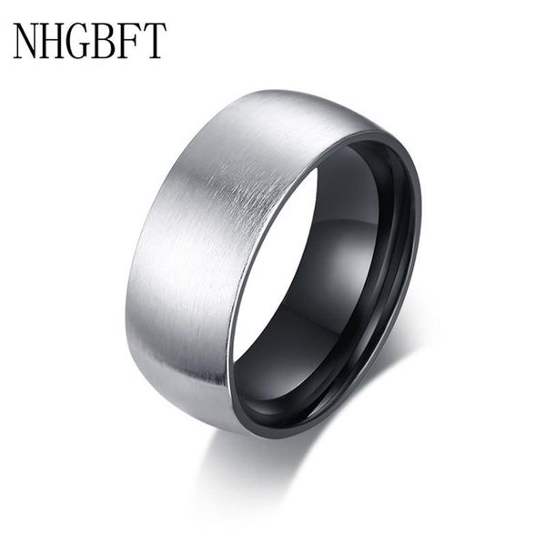 cluster rings nhgbft 8mm wide brushed stainless steel ring for men silver color outside black inside cool punk male jewelry, Golden;silver
cluster rings nhgbft 8mm wide brushed stainless steel ring for men silver color outside black inside cool punk male jewelry, Golden;silver