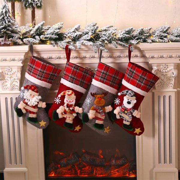 christmas decorations socks with snowman santa elk bear printing candy gift bag fireplace xmas tree decoration stockings decor
christmas decorations socks with snowman santa elk bear printing candy gift bag fireplace xmas tree decoration stockings decor