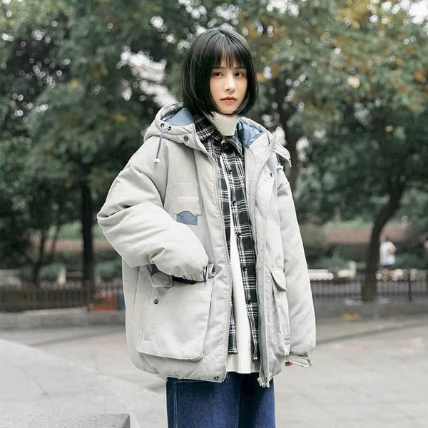 women's jackets cotton women's jacket, thick veet coat, loose, simple, korean cotton, japanese bread, novelty, autumn and winter, Black;brown
women's jackets cotton women's jacket, thick veet coat, loose, simple, korean cotton, japanese bread, novelty, autumn and winter, Black;brown