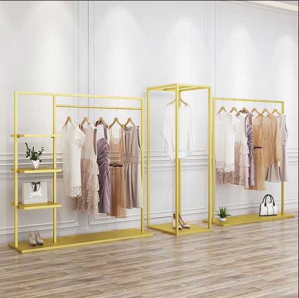 hangers & racks clothing store display rack special for women's golden clothes landing hanging rod
hangers & racks clothing store display rack special for women's golden clothes landing hanging rod