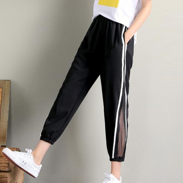 women's pants & capris long leisure women bottoms autumn spring clothes double striped jogger haren sweatpants sportswear trousers #4, Black;white
women's pants & capris long leisure women bottoms autumn spring clothes double striped jogger haren sweatpants sportswear trousers #4, Black;white