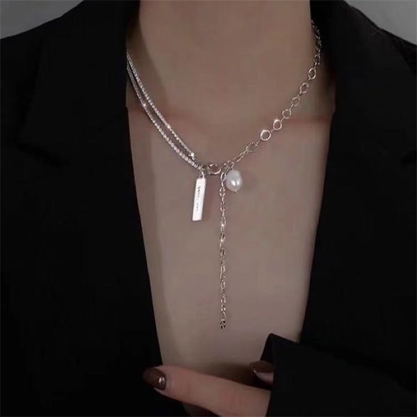 chokers t20 titanium steel non-fading stitching style cold wind temperament necklaces clavicle simple chain girls' gift 20pcs, Golden;silver
chokers t20 titanium steel non-fading stitching style cold wind temperament necklaces clavicle simple chain girls' gift 20pcs, Golden;silver