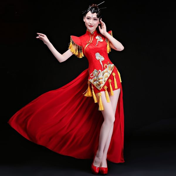 traditional and ethnic clothes national dance of china fan yongo ancient chinese folk clothing f984, Black;red
traditional and ethnic clothes national dance of china fan yongo ancient chinese folk clothing f984, Black;red