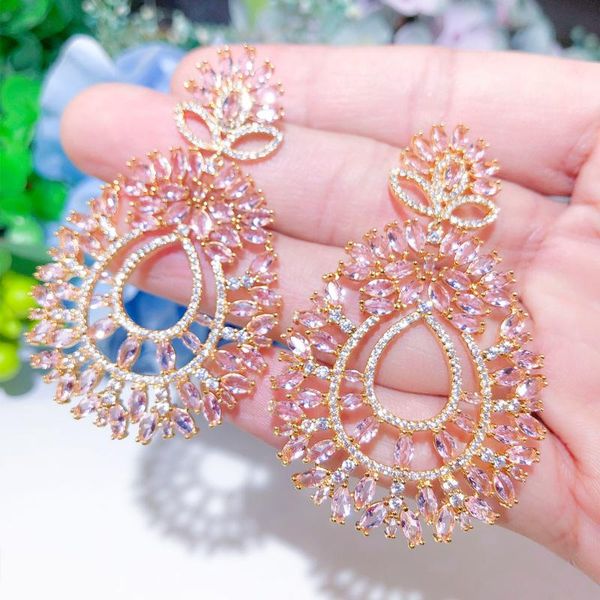 other gorgeous rose pink sapphire silver big long drop wedding earrings for women fashion brand jewelry cz646, Golden;silver
other gorgeous rose pink sapphire silver big long drop wedding earrings for women fashion brand jewelry cz646, Golden;silver