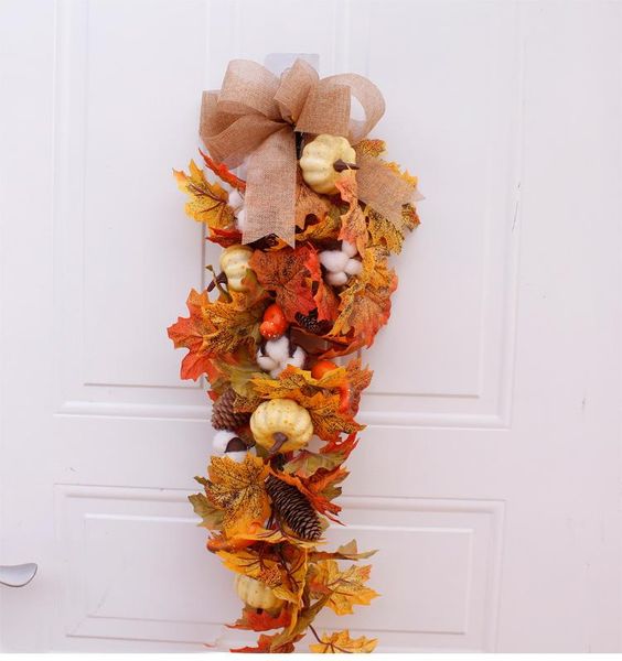decorative flowers & wreaths artificial wreath autumn christmas thanksgiving home door garland pumpkin cotton pine cone wall hanging decor
decorative flowers & wreaths artificial wreath autumn christmas thanksgiving home door garland pumpkin cotton pine cone wall hanging decor