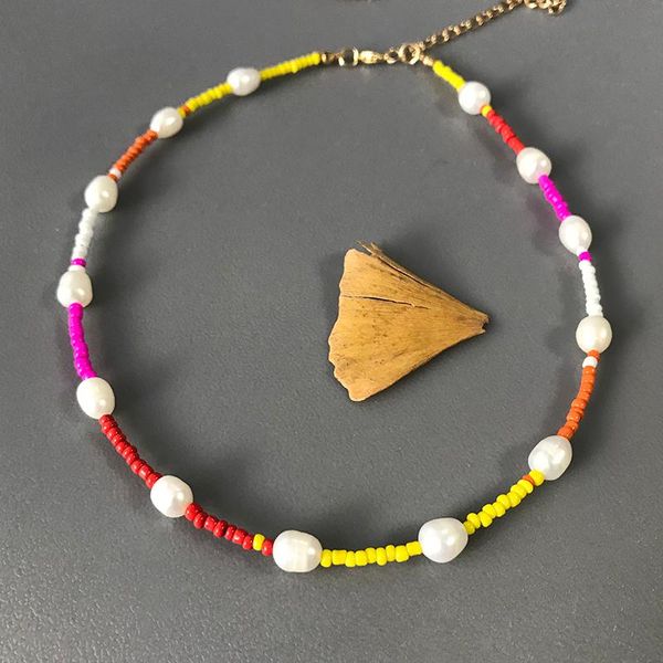 pendant necklaces bohemian glamour jewelry women colourful bead necklace handmade fashion freshwater pearls short neck accessories for frien, Silver
pendant necklaces bohemian glamour jewelry women colourful bead necklace handmade fashion freshwater pearls short neck accessories for frien, Silver