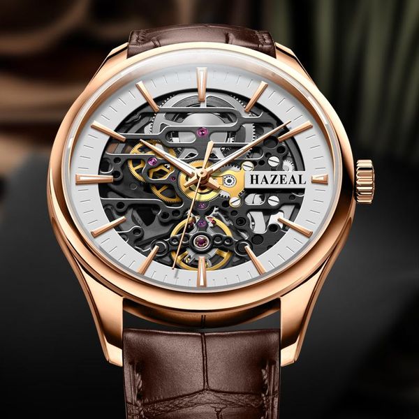 wristwatches hazeal luxury men watch automatic machanical hollow design luminous hands genuine leather strap sapphire waterproof watches, Slivery;brown
wristwatches hazeal luxury men watch automatic machanical hollow design luminous hands genuine leather strap sapphire waterproof watches, Slivery;brown