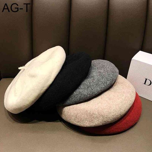 autumn winter hat 100% pure wool berets french artist beret women painter hat vintage girls berets female warm walking cap, Blue;gray
autumn winter hat 100% pure wool berets french artist beret women painter hat vintage girls berets female warm walking cap, Blue;gray