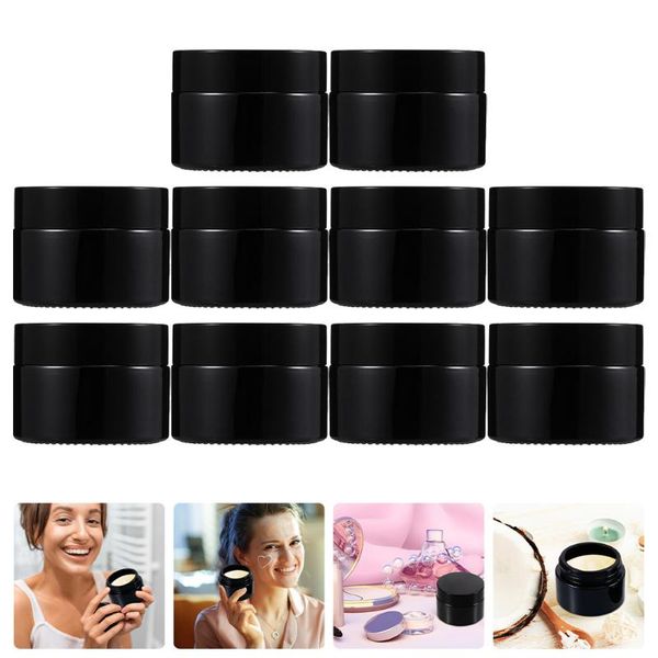 storage bottles & jars 10pcs convenient cosmetics cream glass refillable holders
storage bottles & jars 10pcs convenient cosmetics cream glass refillable holders