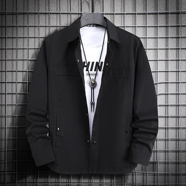 men's jackets plussize8xl- 2021 jacket shirts men blouse autumn korean loose japanese vintage retro hong kong flavor baseball uniform, Black;brown
men's jackets plussize8xl- 2021 jacket shirts men blouse autumn korean loose japanese vintage retro hong kong flavor baseball uniform, Black;brown