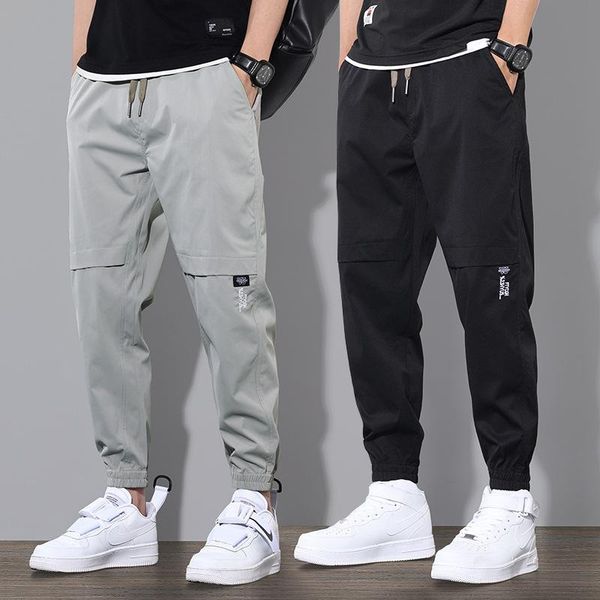 men's pants summer frock casual long loose sports versatile thin spring 9 crotch, Black
men's pants summer frock casual long loose sports versatile thin spring 9 crotch, Black