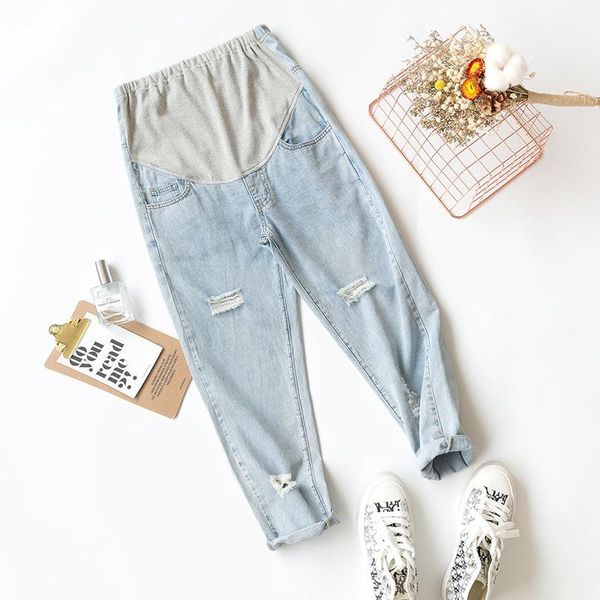 maternity bottoms 2021 adjustable clothes jeans pants for pregnant women thin loose denim pregnancy high waist belly, White
maternity bottoms 2021 adjustable clothes jeans pants for pregnant women thin loose denim pregnancy high waist belly, White