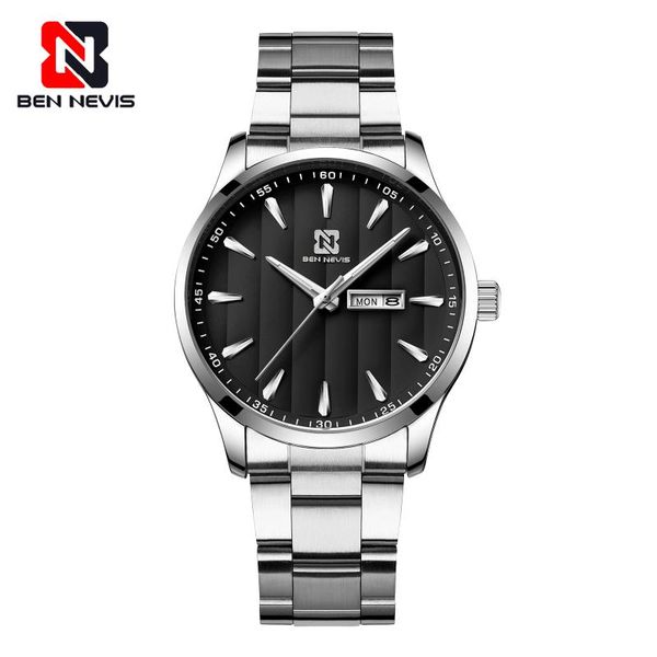 wristwatches ben nevis silver casual quartz watches for men luxury business steel rubber wrist watch male clock relogio masculino gift, Slivery;brown
wristwatches ben nevis silver casual quartz watches for men luxury business steel rubber wrist watch male clock relogio masculino gift, Slivery;brown