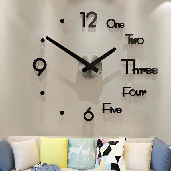 wall clocks diy large clock 3d sticker modern design decorative for home decoration xjs789
wall clocks diy large clock 3d sticker modern design decorative for home decoration xjs789