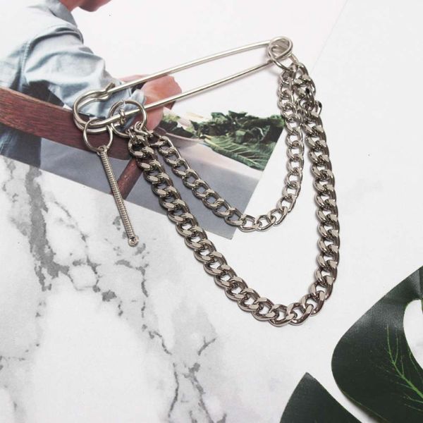 ins trendy earth cool chain pin brooch street fashionable metal decoration punk hip hop suit accessories liao xiaonong, Gray
ins trendy earth cool chain pin brooch street fashionable metal decoration punk hip hop suit accessories liao xiaonong, Gray