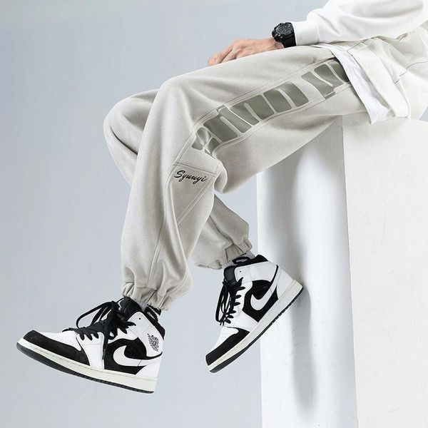 men's pants men autumn korean style trendy sports loose fitting footwear casual trousers streetwear mens fashion, Black
men's pants men autumn korean style trendy sports loose fitting footwear casual trousers streetwear mens fashion, Black