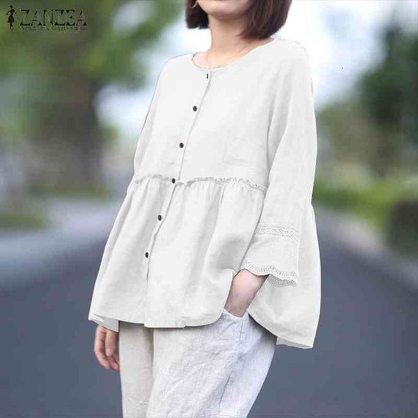 zanzea womens spring blouse vintage button down blusas casual long sleeve female patchwork shirts oversized tunic, White
zanzea womens spring blouse vintage button down blusas casual long sleeve female patchwork shirts oversized tunic, White